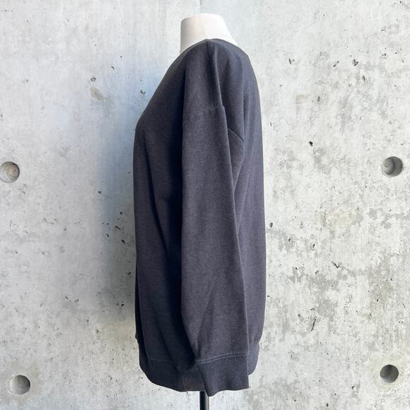 Torrid 00X Brown‎ Mushroom Print Sweatshirt Fleece Crewneck Cottagecore - Picture 3 of 11